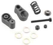 HPI 102165 SERVO SAVER SET ( GUNMETAL )