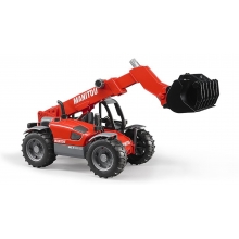 BRUDER 02125 MANITOU TELESCOPIC LOADER