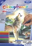 ROYAL CPNMIN-111 WOLVES MINI COLOUR PENCIL BY N