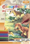 ROYAL CPNMIN-112 DINOSAURS MINI COLOUR PENCIL B