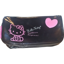 DISNEY 13628 ESTUCHE NEGRO H KITTY