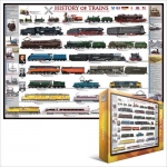 EUROGRAPHICS 6000-0251 HISTORY OF TRAINS PUZZLE 1000 PIEZAS