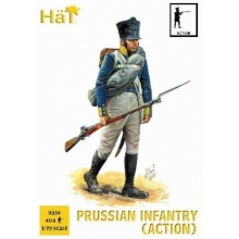HAT 8254 1:72 NAPOLEONIC PRUSSIAN INFANTRY ACTION ( 40 )