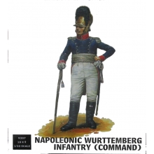 HAT 9307 1:32 NAPOLEONIC INFANTRY WURTTEMBERG COMMAND ( 18 )