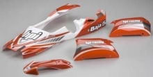 HPI 102226 BAJA 5B 2.0 PAINTED BODY RED WHITE GRAY
