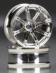 HPI 3301 WORK EMOTION XC8 WHEEL 26MM 6MM OFFSET CHROME