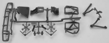 HPI 103201 REAR SKID PLATE BUMPER SET