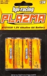 HPI 101939 PLAZMA 1.5V ALKALINE AA BATTERIES ( 4 )