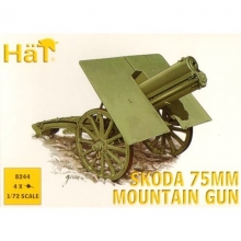 HAT 8244 1:72 WWI SKODA 75MM MTN GUN CAON