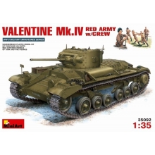 MINIART 35092 1:35 VALENTINE MK 4 RED ARMY W CREW