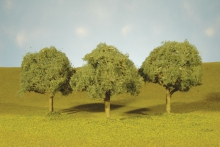 BACHMANN 32013 3 3.5 OAK TREES ( 3 ) HO