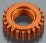 HPI 106631 THREADED PINION 22TX12MM 1M ORANGE