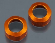 HPI 106633 SHOCK CAP 12XM13X0.8MM ORANGE GROOVED ( 2 )