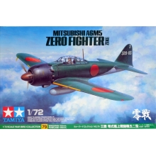 TAMIYA 60779 1:72 MITSUBISHI A6M5 ZERO FIGHTER ( ZEKE )