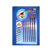 TRUMPETER 09900 MODELING BRUSH ( 7PCS SET PACKING )