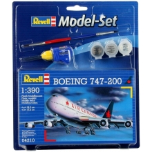 REVELL 64210 MODEL SET BOEING 747 200 1:390