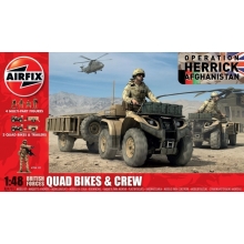 AIRFIX 04701 BRITISH QUAD BIKES AND CREW 1:48