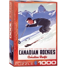 EUROGRAPHICS 6000-0326 LAKE LOUISE SKI AREAS PETER EWART PUZZLE 1000 PIEZAS