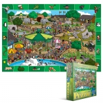 EUROGRAPHICS 6100-0542 SPOT & FIND A DAY IN THE ZOO PUZZLE 100 PIEZAS