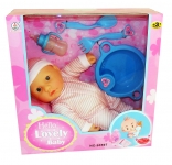 INDA 048486/60597 BEBE BLANDITO CON ACCESORIOS 10 PULG