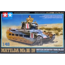 TAMIYA 32572 1:48 MATILDA MK III IV BRITISH INFANTRY TANK MK