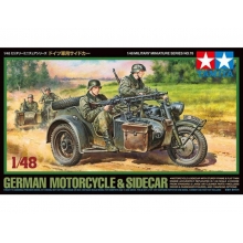 TAMIYA 32578 1:48 GERMAN MOTORCYCLE SIDECAR