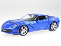 MAISTO 31505 1:24 2014 CORVETTE STINGRAY COUPE ROJO O AZUL