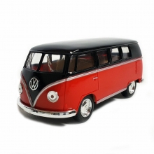 KINSMART 5376D 5PULG VW CLASSIC BUS 1962 BLACK TOP