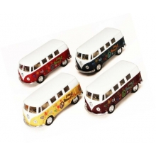 KINSMART 5060DF 5 VW MICROBUS 1962 W DECALS