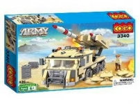 GIGATOYS 3340 COGO ARMY TRUCK BLOCK