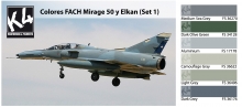 K4 COLORES FACH MIRAGE 50 Y ELKAN SET 1