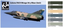 K4 COLORES FACH MIRAGE 50 Y ELKAN SET 2