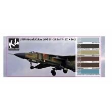 K4 USSR AIRCRAFT COLORS ( MIG 21-25 SU 17-27 ) SET 2