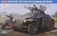 HOBBYBOSS 83816 GERMAN SD KFZ 222 LEICHTER PANZERSPAHWAGEN ( 3RD SERIES ) 1:35