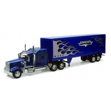 NEWRAY 10253 1:32 KENWORTH W900 DRY VAN TRAILER