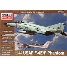 MINICRAFT 14692 1:144 F 4E/F PHANTOM USAF/LUFTWAFFE W/ 2 MARKING OPTIONS