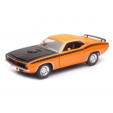 NEWRAY 71873B 1:25 1970 PLYMOUTH CUDA ( ORANGE )