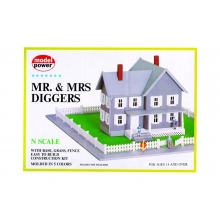 MODELPOWER 1558 MR MRS DIGGERS HOUSE KIT N