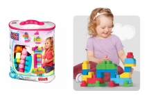 MATTEL DCH62 MEGABLOKS FB GRAN BOLSA ROSA PARA CONSTRUIR