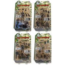 MCTOYS 77003 WORLD PEACEKEEPERS 3.75PULG MILITARY FIGURE 4 ASSTD ( 3 MILITARY FIGURE INCLUDED )