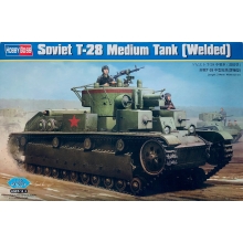 HOBBYBOSS 83852 SOVIET T 28 MEDIUM TANK ( WELDED ) 1:35