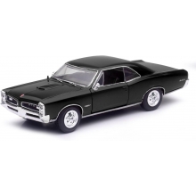 NEWRAY 71853A 1966 PONTIAC OTO HARD TOP ( BLACK ) 1:25