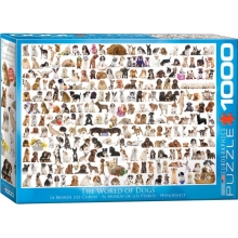 EUROGRAPHICS 6000-0581 WORLD OF DOGS PUZZLE PUZZLE 1000 PIEZAS 1000 PIEZAS