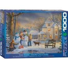 EUROGRAPHICS 6000-0607 SNOW CREATIONS BY SAM TIMM PUZZLE 1000 PIEZAS