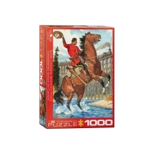 EUROGRAPHICS 6000-0791 RCMP TRAIN SALUTE PUZZLE 1000 PIEZAS