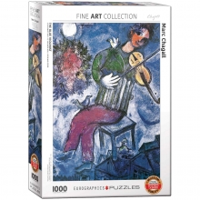 EUROGRAPHICS 6000-0852 MARC CHAGALL LE VIOLONISTE BLEU PUZZLE 1000 PIEZAS