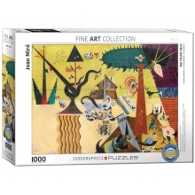 EUROGRAPHICS 6000-0858 THE TILLED FIELD BY JOAN MIRO PUZZLE 1000 PIEZAS