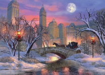 EUROGRAPHICS 6000-0915 CHRISTMAS EVE IN NEW YORK CITY PUZZLE 1000 PIEZAS