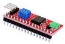 ZMXR IIC/I2C SERIAL INTERFACE ADAPTER BOARD FOR ARDUINO 1602 LCD MODULE ( RED )
