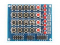 ZMXR 4*4 MATRIX KEYPAD MODULE + 4 KEYBOARD + 8 LED INDICATOR